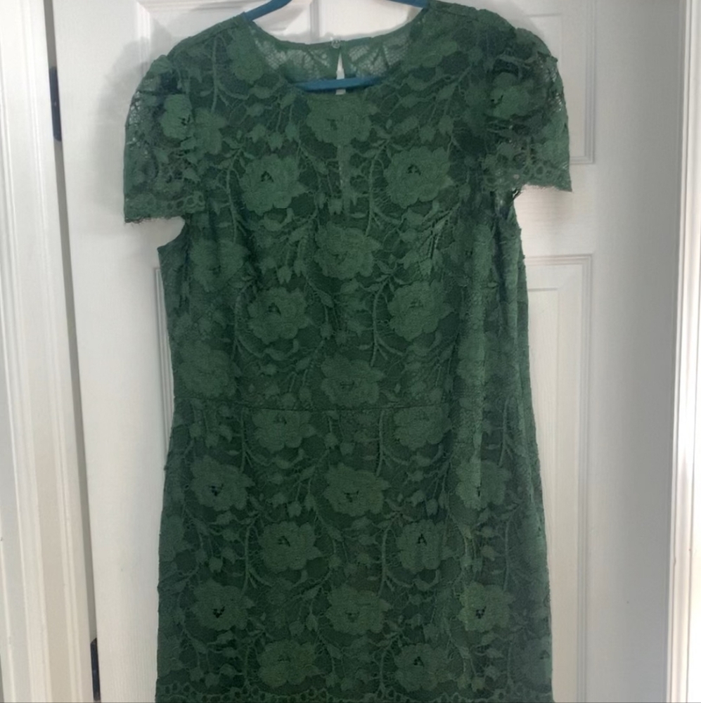 Gal Meets Glam size 18 hunter green cocktail dress new